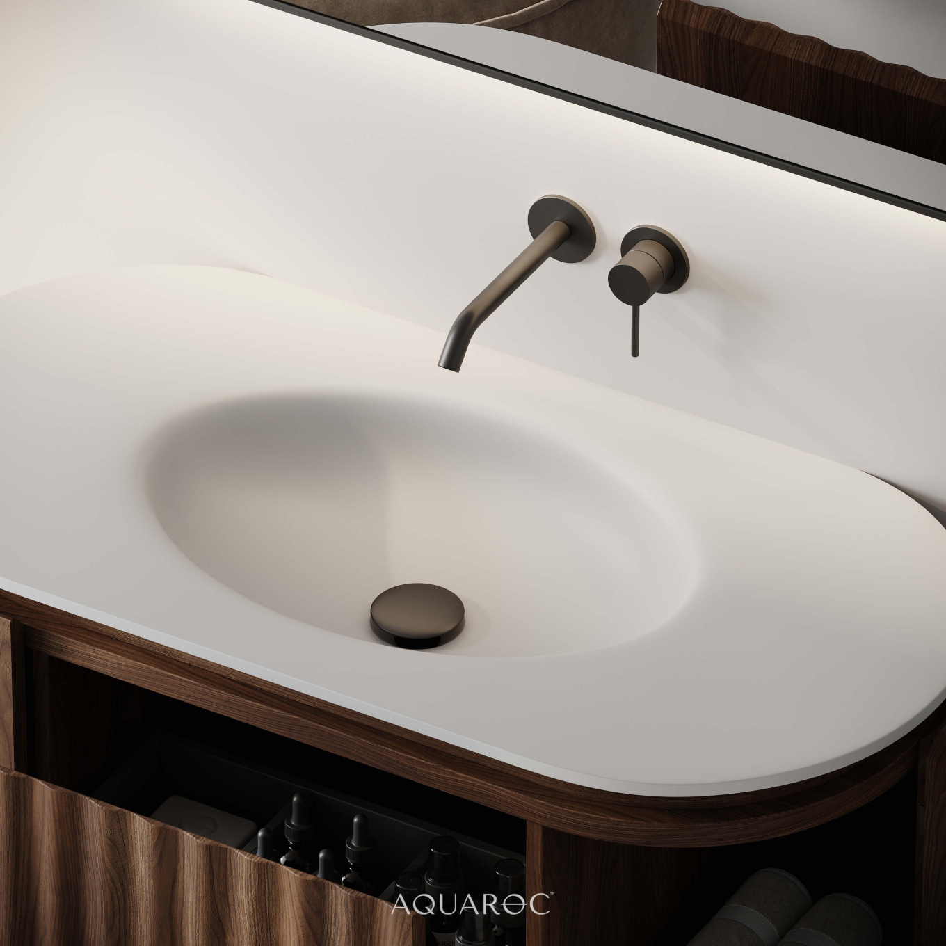 Niche Matte Black Unslotted Click Clack Basin Waste